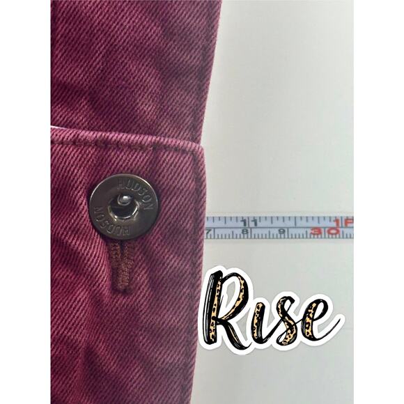 Saks Fifth Avenue Men's Burgundy Pima Cotton Pants Size 34 Oxblood Straight Leg - Picture 9 of 10